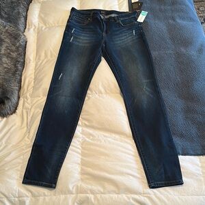 Kut from the Kloth Dark Blue Denim Skinny Jeans